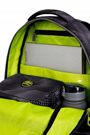 Шкільний рюкзак для підлітків Coolpack Drafter Hurricane, чорний (4-8 класи)