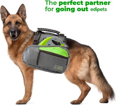 Hundeleine Edipets висувна та втягувана, 5 м, 8 м, для собак маленьких, середніх та великих порід, для тренувань та прогулянок (зелена)