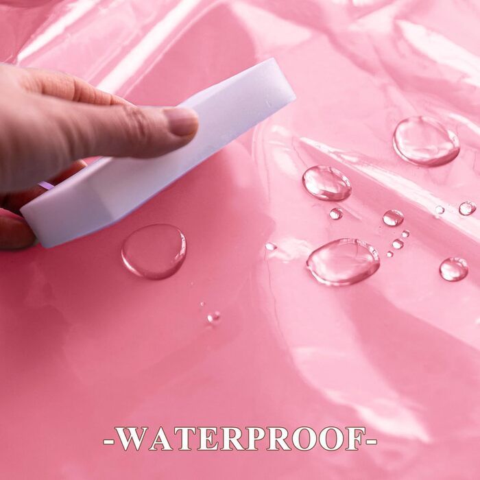 Завіса для душу Barossa Design Eva, 180x188 см, прозора блакитна (з магнітами)