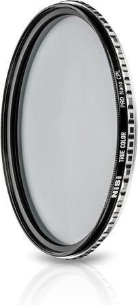 NiSi True Color CPL фільтр поляризаційний 86mm - поляризаційний фільтр для об'єктива камери з багатошаровим нанопокриттям