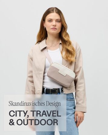 Kapten & Son Bauchtasche Bergen: жіноча/чоловіча сумка через плече, 0.8 л, колір Muted Clay