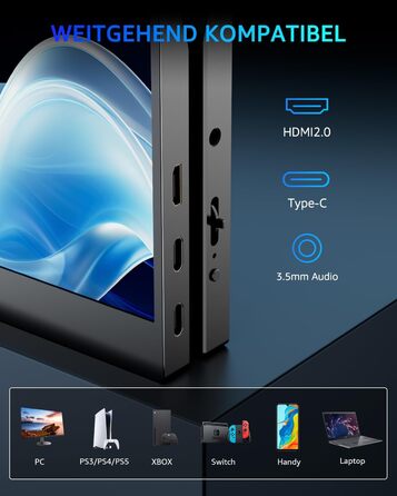 Портативний монітор Yodoit 15.6