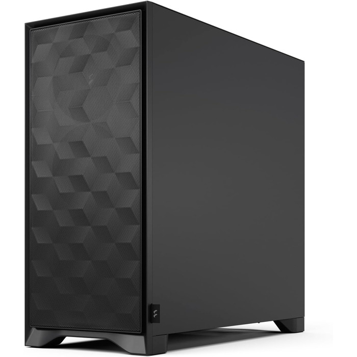 Корпус для ПК Fractal Design Pop Air 2 Black Solid, ATX, сітчастий Mesh, 3x 120 мм вентилятори, чорний