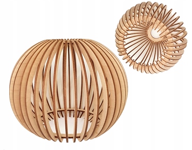 Підвісна LED-лампа ONE Loft: дерево, 3 точки освітлення, цоколь E27