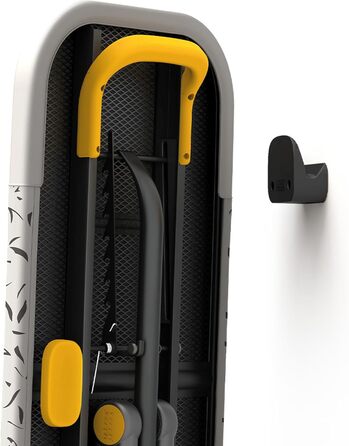 Гладильна дошка Joseph Joseph Glide 135 x 45 см з регулюванням висоти та стійкою до нагрівання платформою для прасування, зручне зберігання, 4-шаровий бавовняний чохол (Plus, Ecru, 130 см)