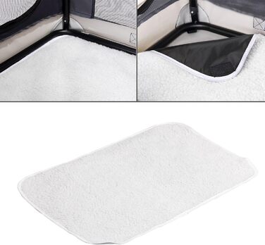 Кія для собак XXL 90x60x66 см, складана, дихаюча, міцна, сіра - переноска для собак, транспортна сумка