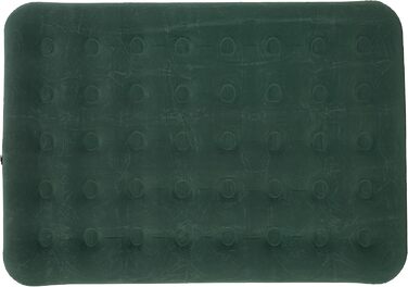 Надувний матрац Avenli для кемпінгу, 1-2 особи, 191x137x22 см, зелений - м'яка поверхня, для дому та подорожей