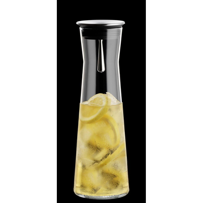 Bohemia Cristal 093 006 103 SIMAX Carafe approx. 1100 ml made of heat-resistant borosilicate glass with a practical stainless steel spout 