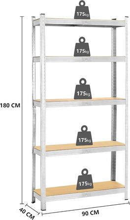 Ribelli Heavy-Duty Shelving Unit