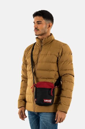 Жіноча міні-сумка крос-боді Levi's Mini Crossbody Solid (Red Batwing) червоного кольору