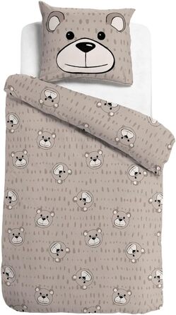 Комплект постільної білизни Zelesta Kiddybed для ліжка 135x200: зимова та літня ковдра, дитяча ковдра без наволочки, принт Happy Bear