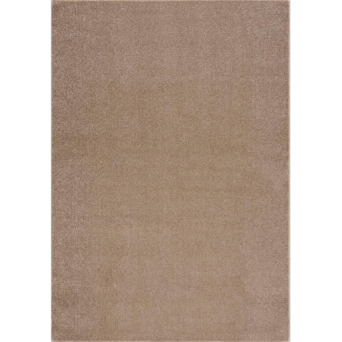 Килим Kurzflor SANAT для вітальні - однотонний сучасний килим для спальні, кабінету, офісу, коридору, дитячої кімнати та кухні - Бежевий, 120 x 170 см, прямокутний