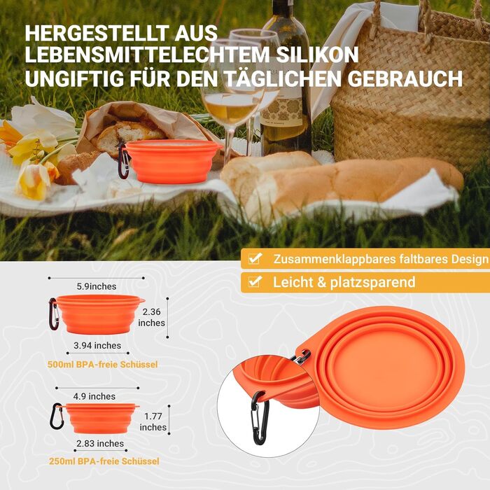 Набір посуду для кемпінгу KingCamp на 2-4 особи: нержавіюча сталь, складане приладдя, ультралегкий набір каструль та сковорідок для кемпінгу