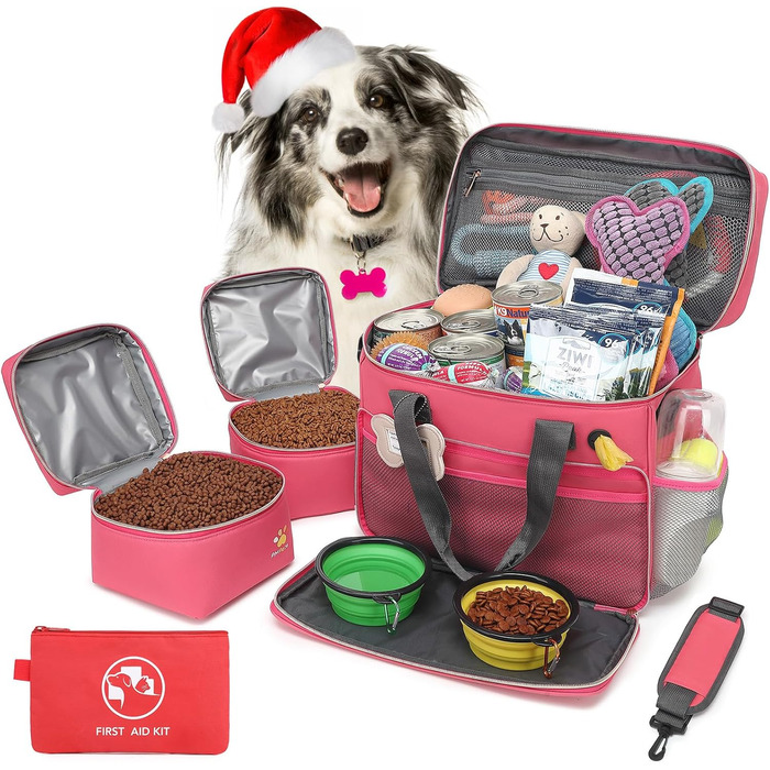 Транспортна сумка для домашніх тварин з багатьма кишенями, ідеальна для подорожей та перевезення котів та собак