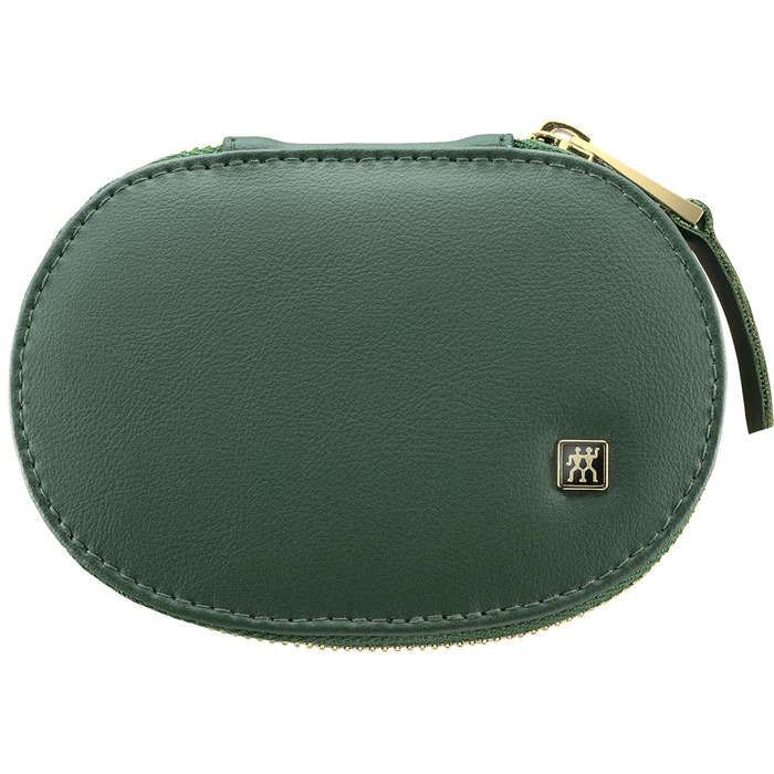 Набір для манікюру та педикюру ZWILLING 3 шт., комбіновані ножиці для нігтів, етикетка з веганської шкіри яблука, зелений