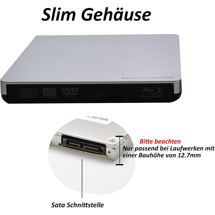 Зовнішній корпус для HDD/SSD SATA 2.5