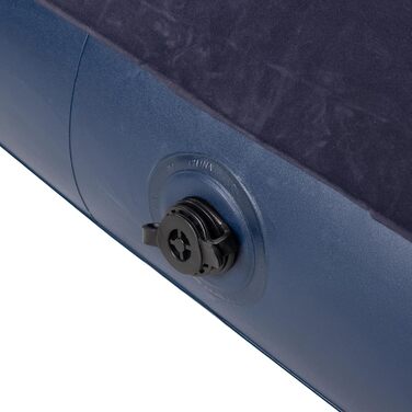 Надувне двоспальне ліжко Jilong для кемпінгу та відпочинку, 191x137x22 см, велюр