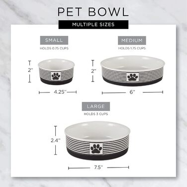 Набір мисок для тварин Bone Dry Ceramic Collection, кераміка, блакитний, маленький, 2 шт.