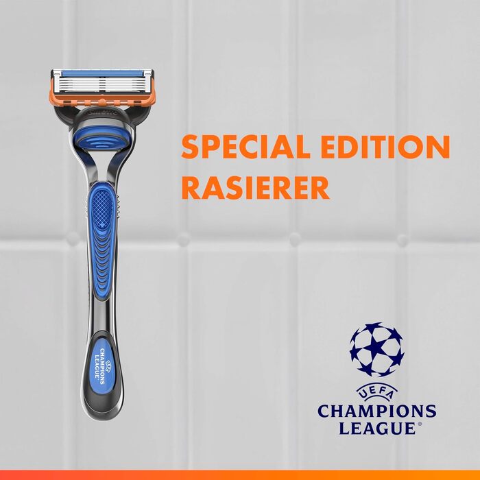Бритва Gillette Fusion5 для чоловіків, металева, чорна (ручка + 12 змінних касет)