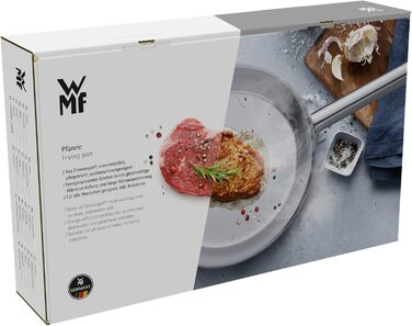 Сковорода WMF Gourmet Plus 28 см, нержавіюча сталь, індукція, матова, для всіх плит, духовка до 250°C
