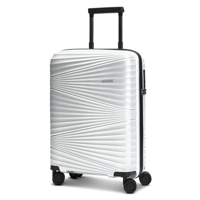 Легкий валіза на колесах 55 см з TSA-замком | Об'єм 41 л, поліпропілен, сріблястий | Collection 02