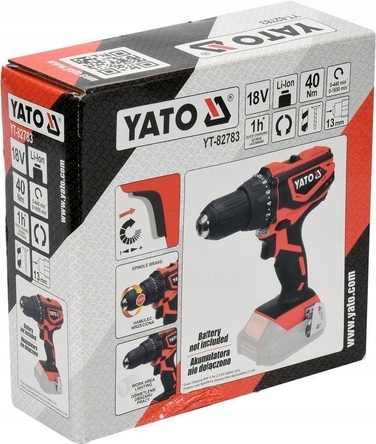 Акумуляторний шурупокрут Yato 18 V YT-82783