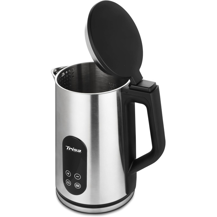 Електричний чайник Trisa Digital Boil з регулюванням температури 1.7л, нержавіюча сталь, з LED-дисплеєм та функцією підтримання тепла 4год