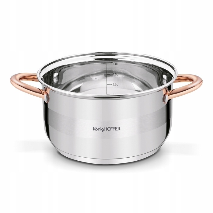 Традиційна каструля Konighoffer Faro Copper, 3,4 л