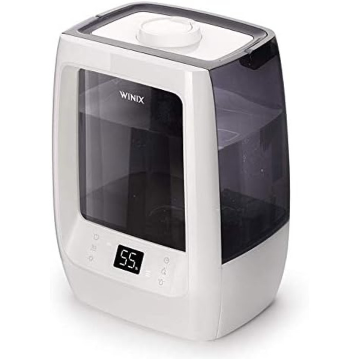 Ультразвуковий зволожувач повітря Winix L500 - 400 мл, до 50 м², 7.5 л резервуар, холодний/теплий пар, аромадифузор, автоматичний режим з гідростатом, капсули для демінералізації