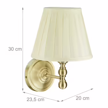 Relaxdays Antique Wall Lamp
