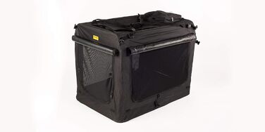 Кія для собак, вольєр для собак, переноска для собак, клітка для собак, бокс для собак 122x79x99 см (чорний)