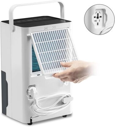 Конденсаційний осушувач повітря TROTEC TTK 33 E, продуктивність 14 л/добу, для приміщень до 15 м² (37 м³)