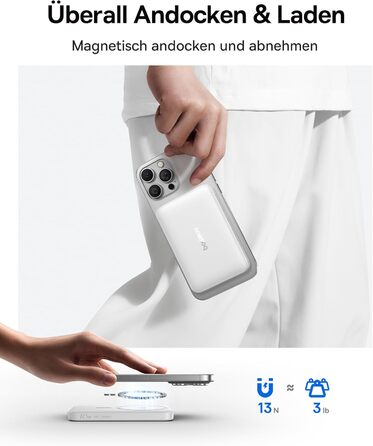 Power Bank Baseus EnerFill MagSafe 10000mAh з PD 22.5W та бездротовою зарядкою 15W для iPhone