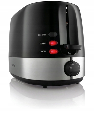 Тостер Gorenje T850BK, чорний, 850 Вт