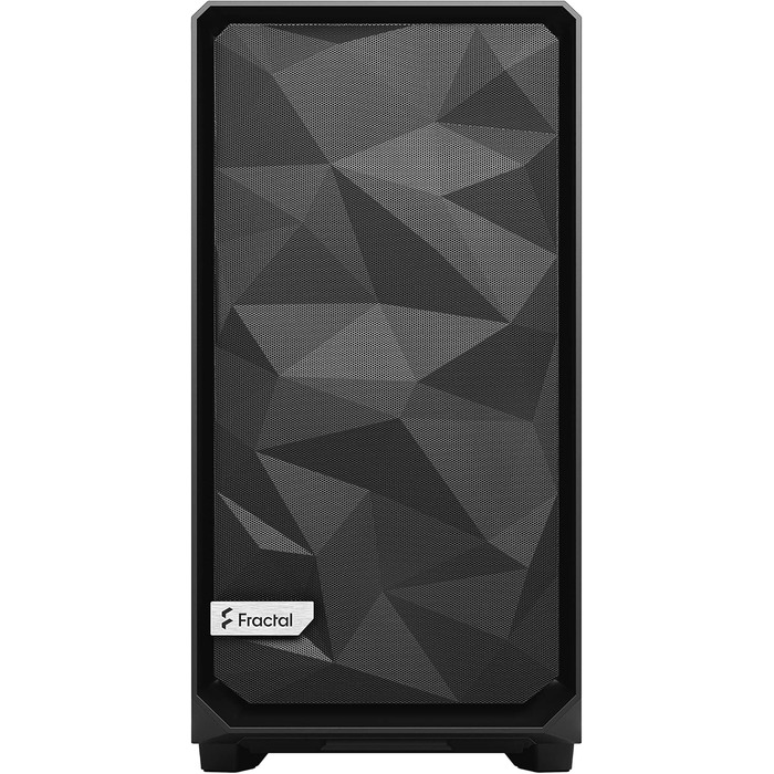 Корпус ПК Fractal Design Meshify 2 Lite White з прозорою панеллю з темпурованого скла, ATX, FD-C-MEL2A-04 (Чорний)