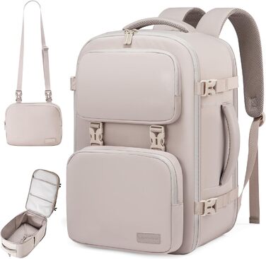 LOVEVOOK Рюкзак для ручної поклажі в літак 40L, жіночий великий, 17.3