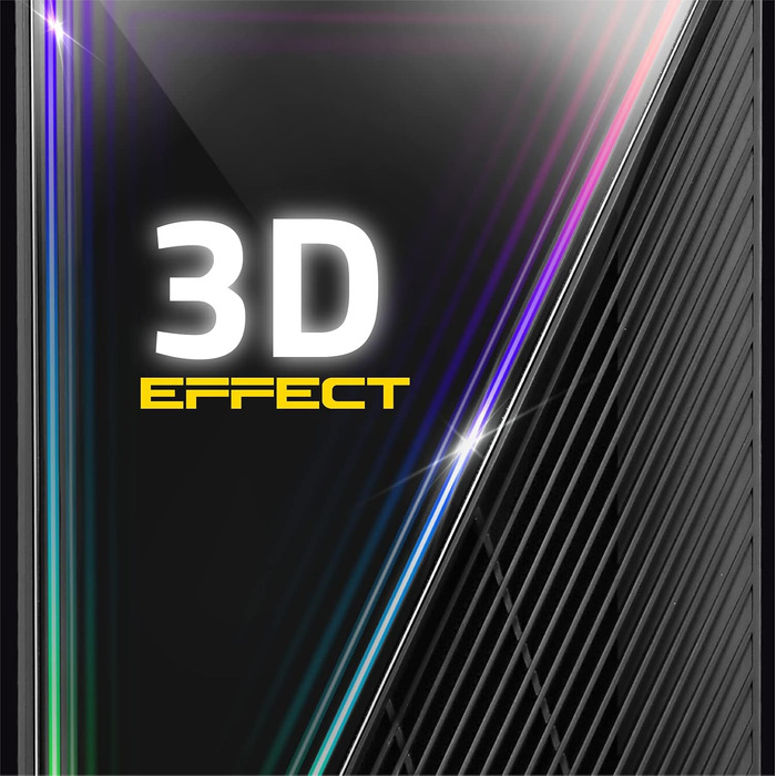 Корпус для ПК Empire Gaming Gamer Crystal – Чорний, ARGB, Mid-Tower, ATX/Micro ATX/ITX, 3D-дзеркальний ефект, RGB вентилятори