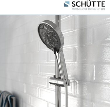 Ручна лійка для душу SCHÜTTE SAMOA RAIN з антинакипним покриттям | 3 режими, 300+ форсунок, хромована | для душу