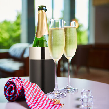 Relaxdays Stainless Steel Wine Cooler