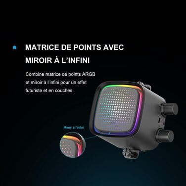 SAMA L50 AIO: Система водяного охолодження CPU з радіатором 360 мм, RGB-помпа з матричним дисплеєм, 3 вентилятори 120 мм, сумісна з Intel та AMD