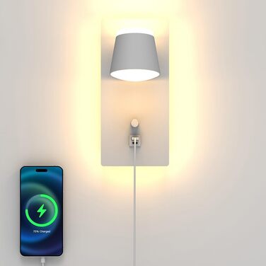 Сучасна LED-стілева лампа Sytmhoe з димуванням, керуванням через додаток, 12W, 960LM, акрил, з пультом, для спальні/вітальні, 85-265V, сріблястого кольору, 2 шт.
