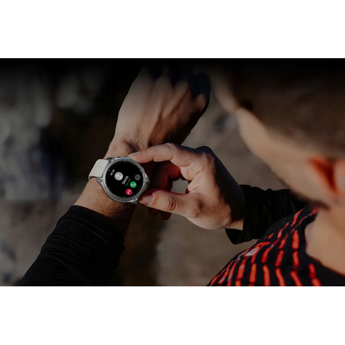 Смарт-годинник Zeblaze Vibe 8 (MIL-STD), сірий: AMOLED-дисплей, ліхтарик, вимірювання сатурації, до 60 днів автономності