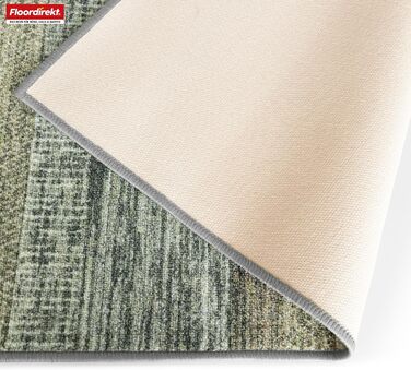 Килимок для кухні, прихожої та вітальні Floordirekt - килимок на замовлення, метр, килимок для прихожої, кухонний килимок, килимок для вітальні (80 x 450 см, Naxos - сіро-антрацитовий)