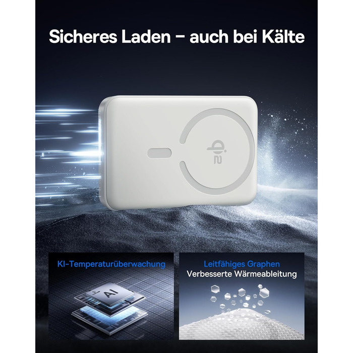 Power Bank Baseus EnerFill MagSafe 10000mAh з PD 22.5W та бездротовою зарядкою 15W для iPhone