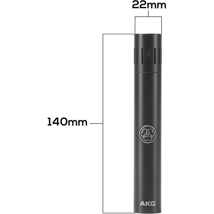 Мікрофон конденсаторний AKG C114 (кардіоїда) для контент-мейкерів та музикантів