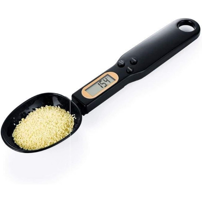 CMBSSTBB Measuring Spoon, Electronic Administration Spoon, Gram Spoon, Measuring Spoon, Soup Spoon, Baking, Household Standard Measuring Spoon, Measuring Cup, Hand Gram Scale, Baby Formula Spoon (white)