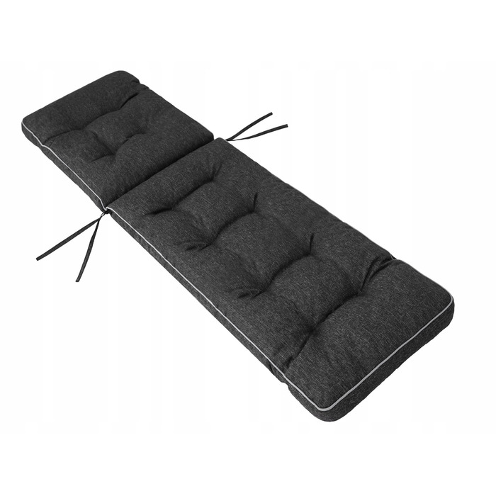 Подушка Hobbygarden 201 x 55 x 8 см, чорна
