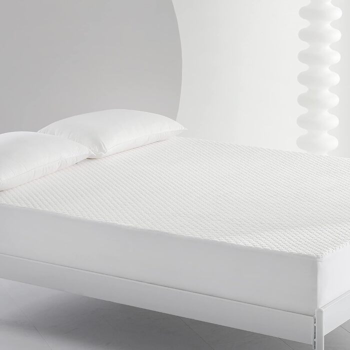 Coriwell Mattress Protector Waterproof - 180 x 200 cm Mattress Cover Mattress Pad Breathable Mattress Cover Mattress Protector made of Bamboo Mattress Protection - Mattress Protector