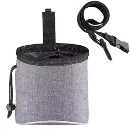 Сумка для тренувань з ласощами для собак, цуценят, сіра. Зручна для прогулянок та подорожей