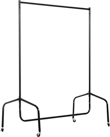 HOMCOM Clothes Rack Clothes Trolley Laundry Rack Rolling Wardrobe Clothes Stand (150 x 60 x 170 cm) (120 x 60 x 150 cm)